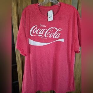 NWT Coca Cola Sz XL Red Logo Tee
